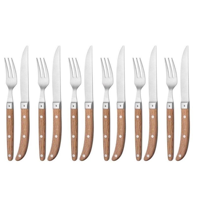 WMF Ranch Steak Knife & Fork Set - 12 Piece