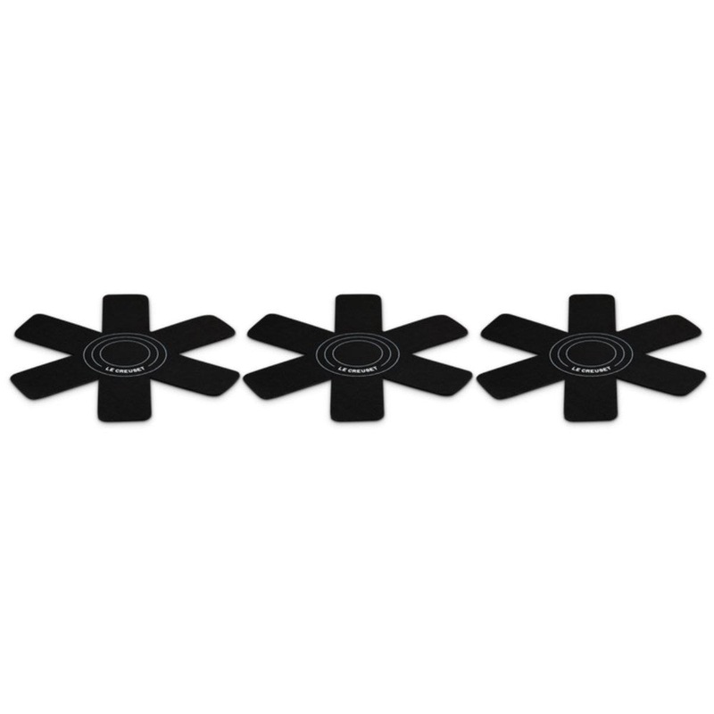 Le Creuset Fypan Protector Set - 3 Piece - Black Onyx