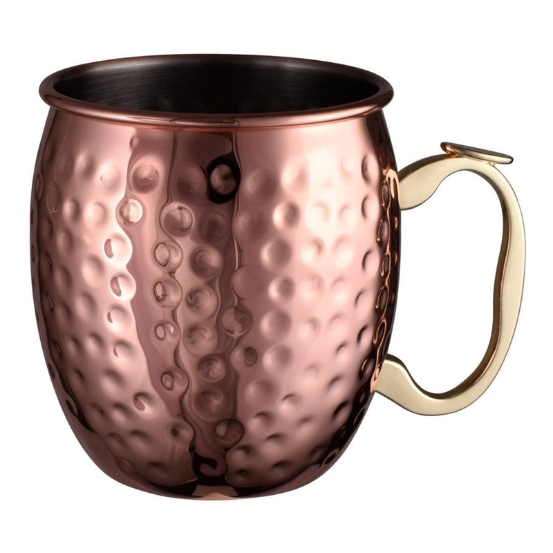 Avanti Hammered Copper Moscow Mule Mug - 530ml
