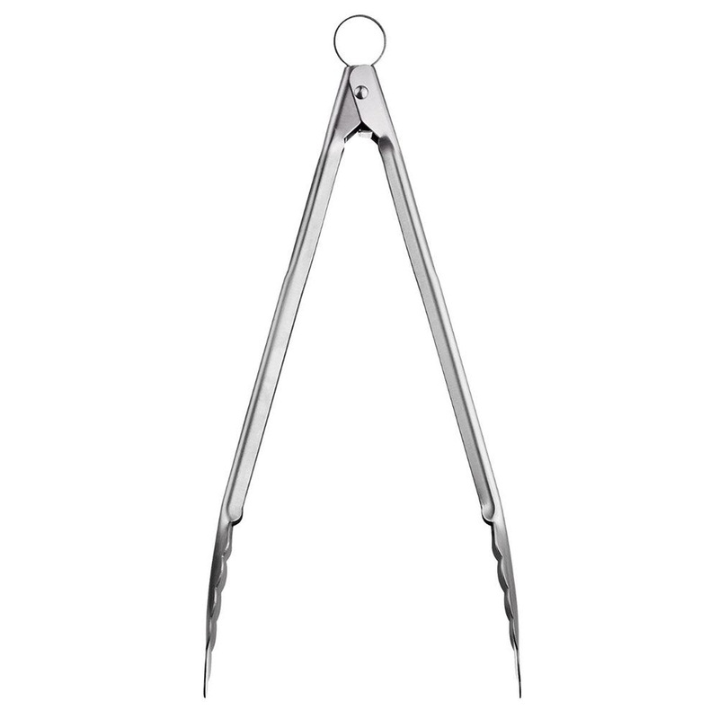 Cuisipro Stainless Steel Locking Tongs - 24cm