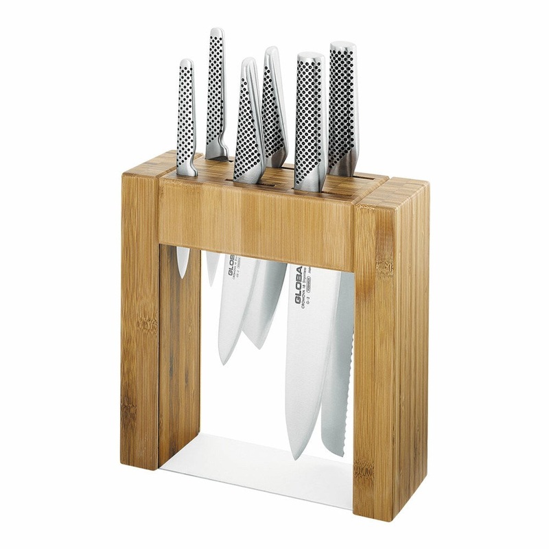 Global Ikasu Knife Block Set - 7 Piece