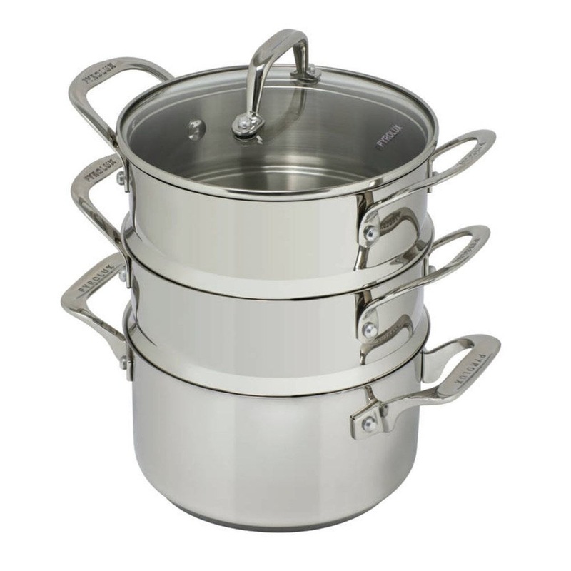 Pyrolux Pyrosteel Steamer Set - 18cm