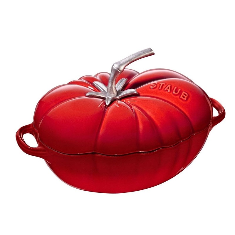 Staub Cast Iron Tomato Cocotte - 25cm