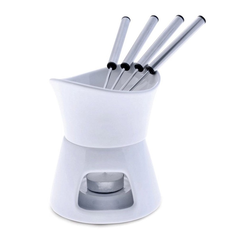 Swissmar Glow 7 Piece Chocolate Fondue Set