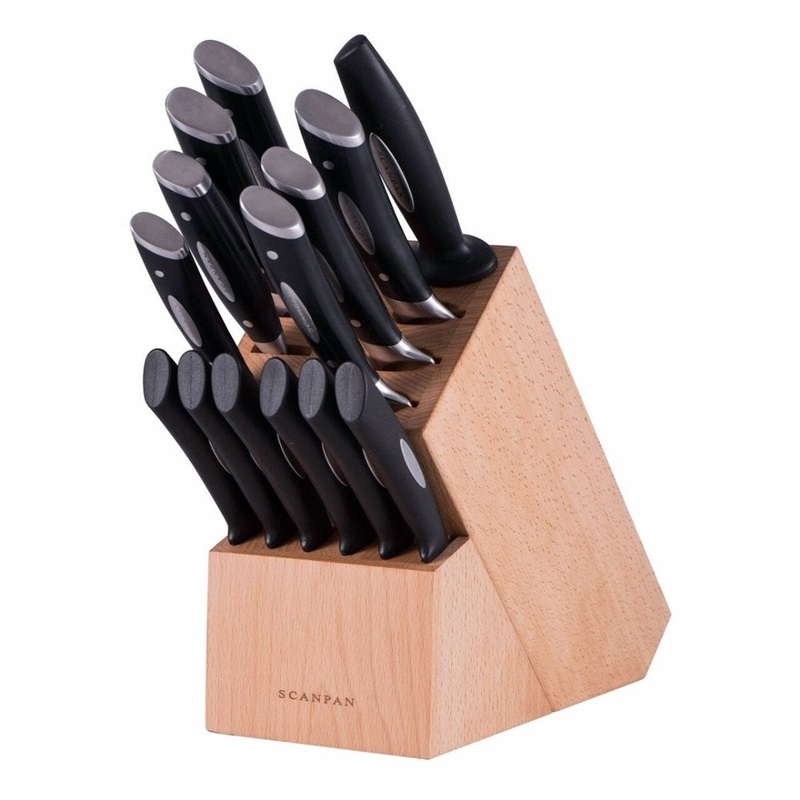 Scanpan Classic Knife Block Set - 15 Piece