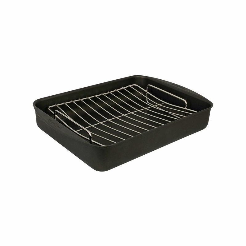Scanpan Classic Roasting Pan with Rack - 34cm x 22cm