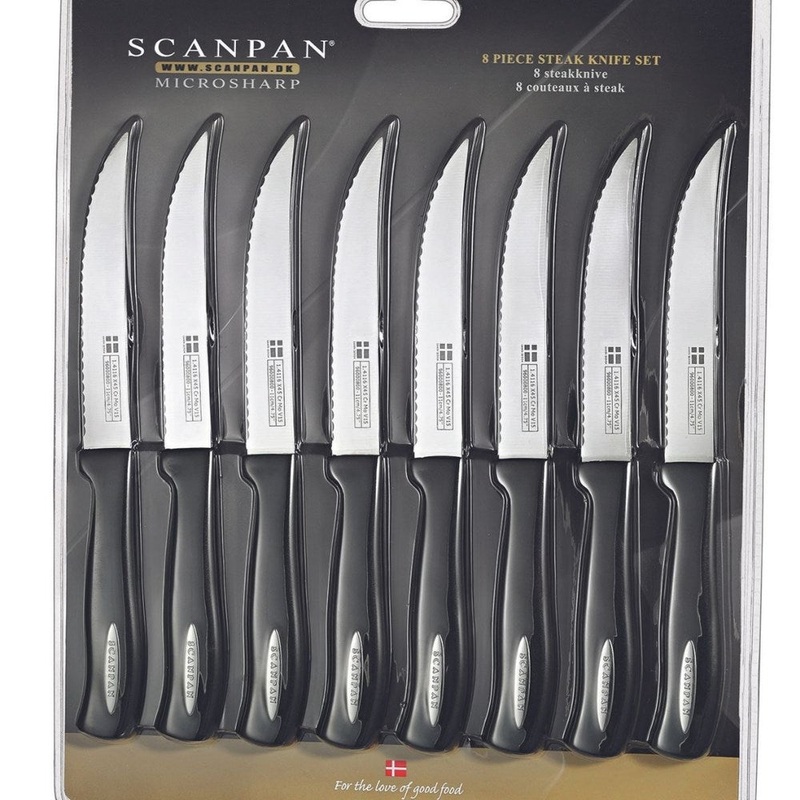 Scanpan Microsharp Steak Knife Set - 8 Piece