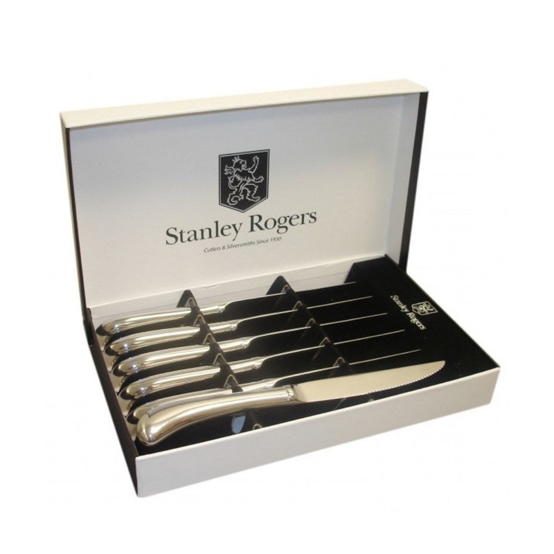 Stanley Rogers Pistol Grip Steak Knives - Set of 6