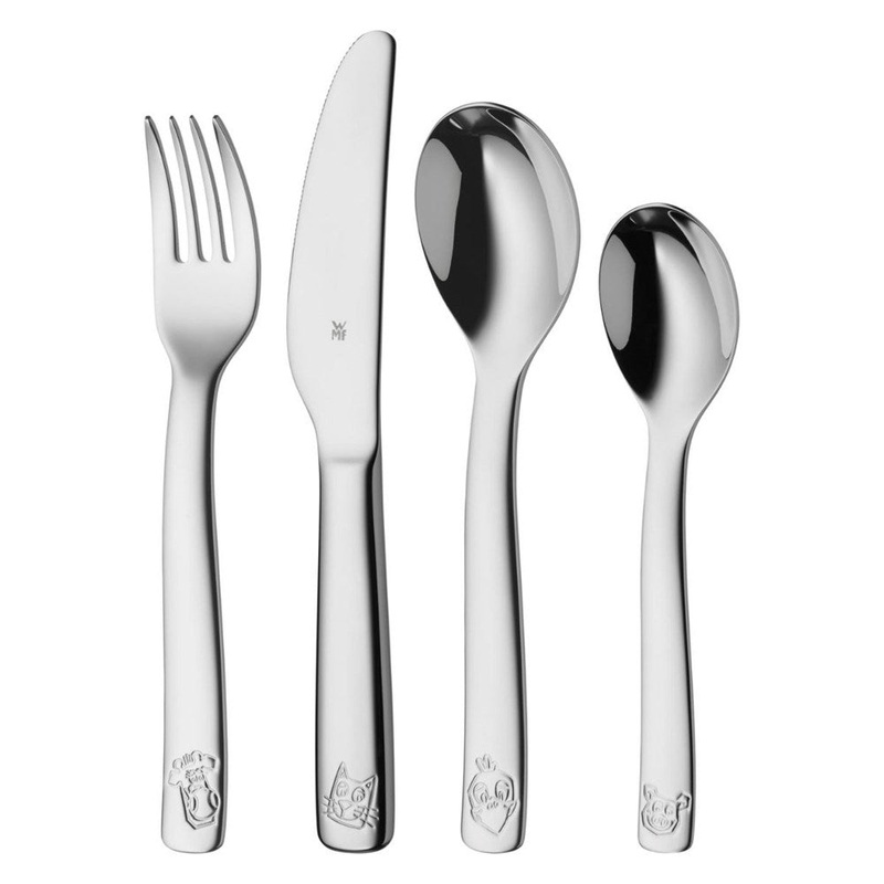 WMF Children's Cutlery Set 4 Piece - Farm Animals