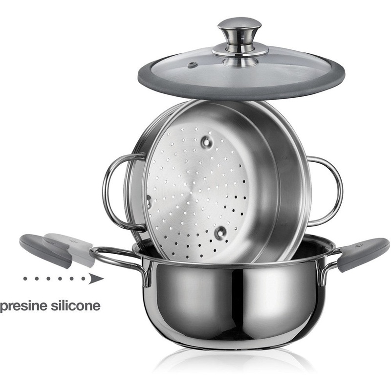 Inoxriv Premium Steaming Set - 22cm