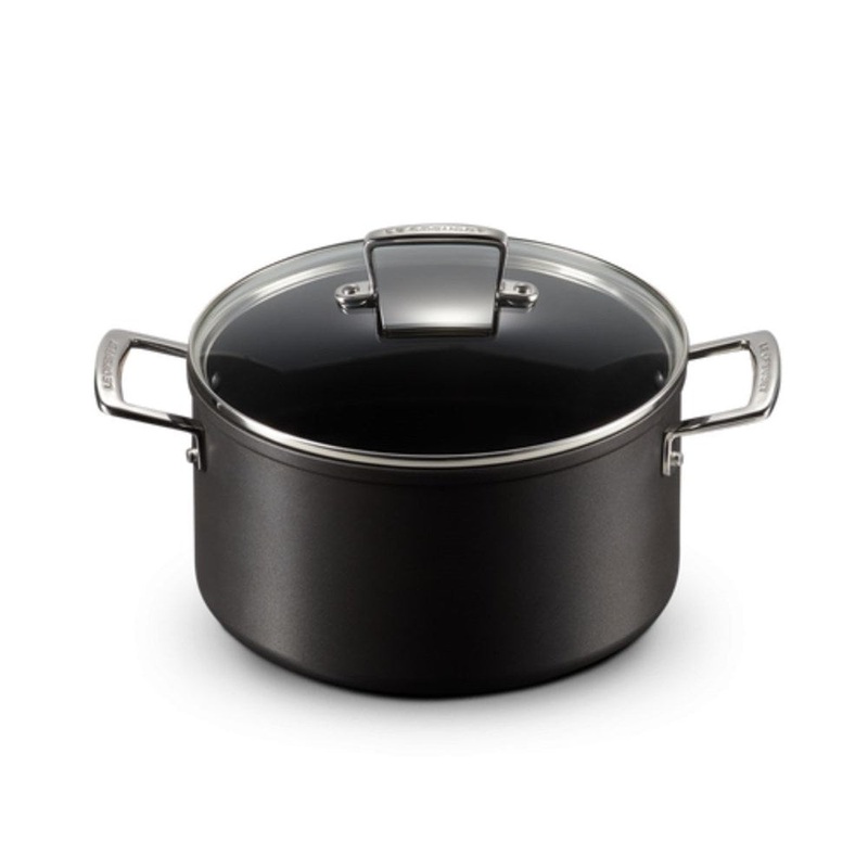 Le Creuset Toughened Non-Stick Deep Casserole with Lid - 24cm