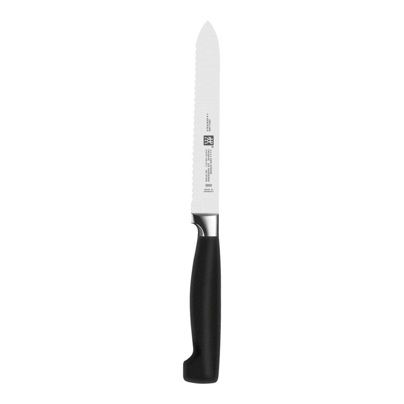 Zwilling J.A. Henckels Four Star Serrated Utility Knife - 13cm