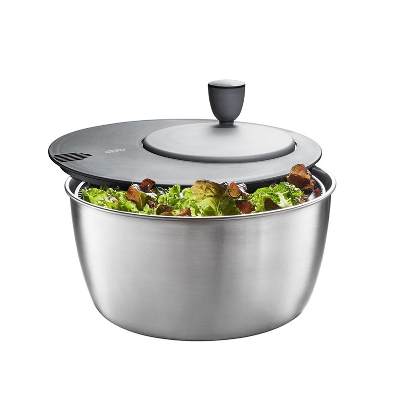 Gefu Rotare Stainless Steel Salad Spinner - 3L