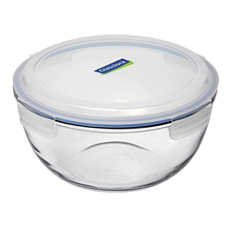 Glasslock Tempered Glass Mixing & Storage Bowl - 4L