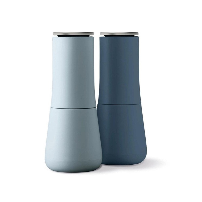 Joseph Joseph Milltop Salt and Pepper Mill Set Sky Edition