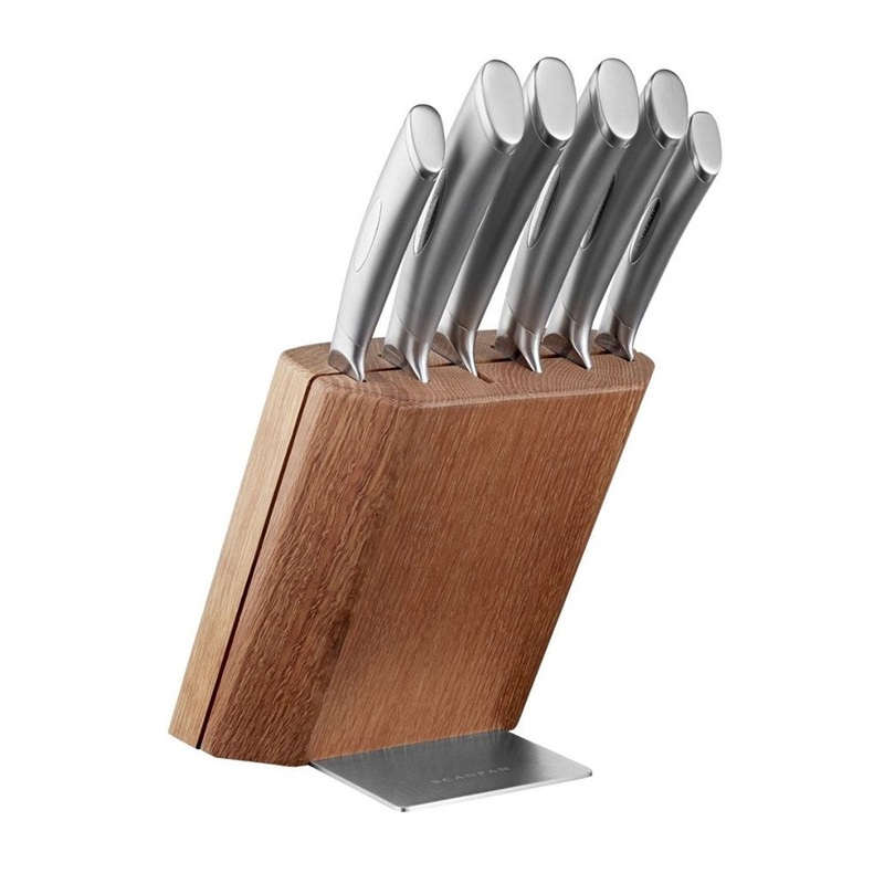Scanpan Classic Steel Knife Block Set - 7 Piece