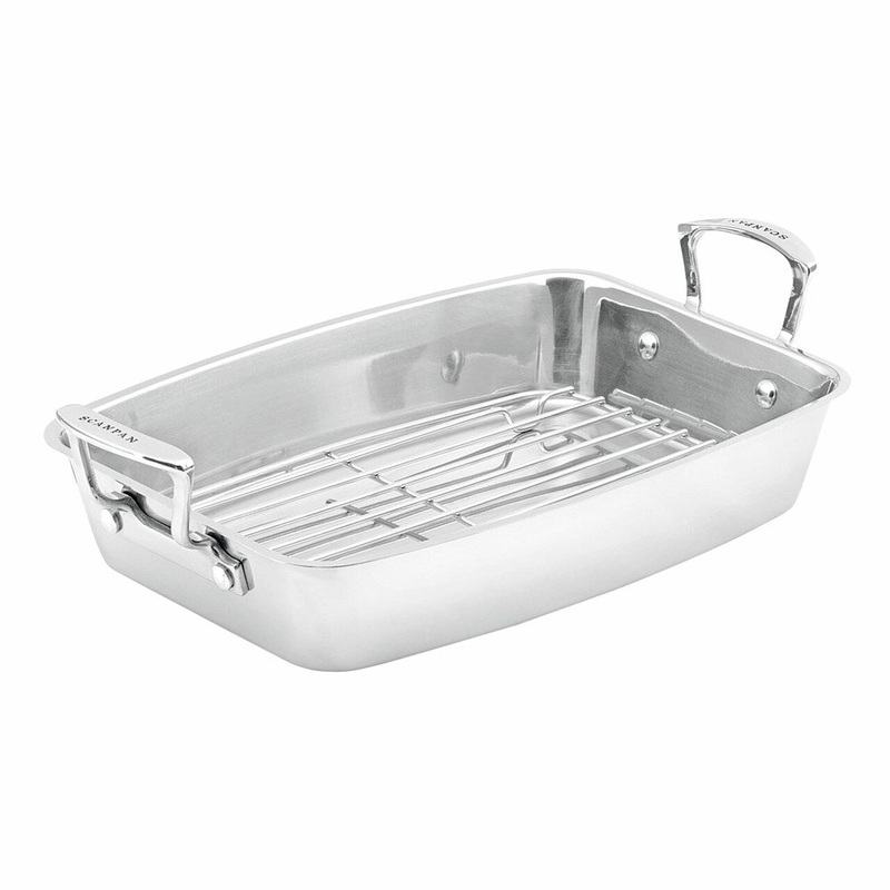 Scanpan Impact Conical Roasting Pan with Rack - 44cm x 26cm