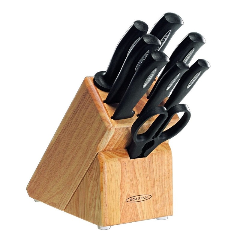 Scanpan Microsharp Knife Block Set - 9 Piece