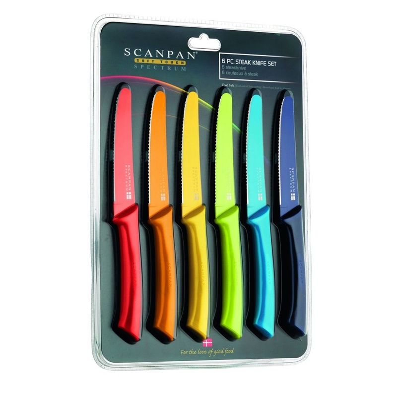 Scanpan Spectrum Steak Knife Set - 6 Piece