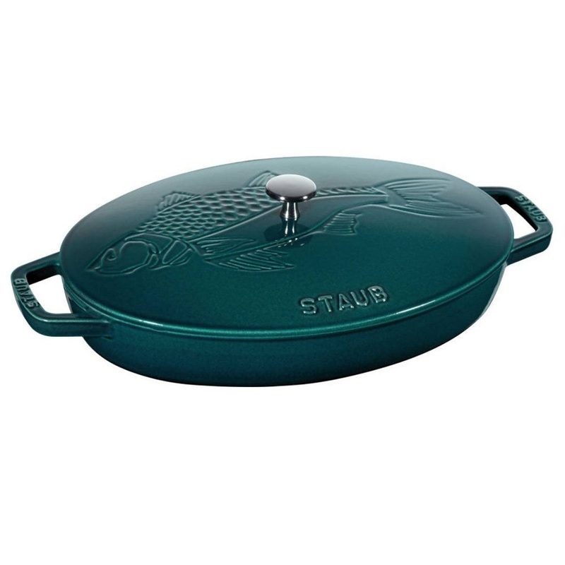 Staub Cast Iron Oval Fish Dish - 32cm