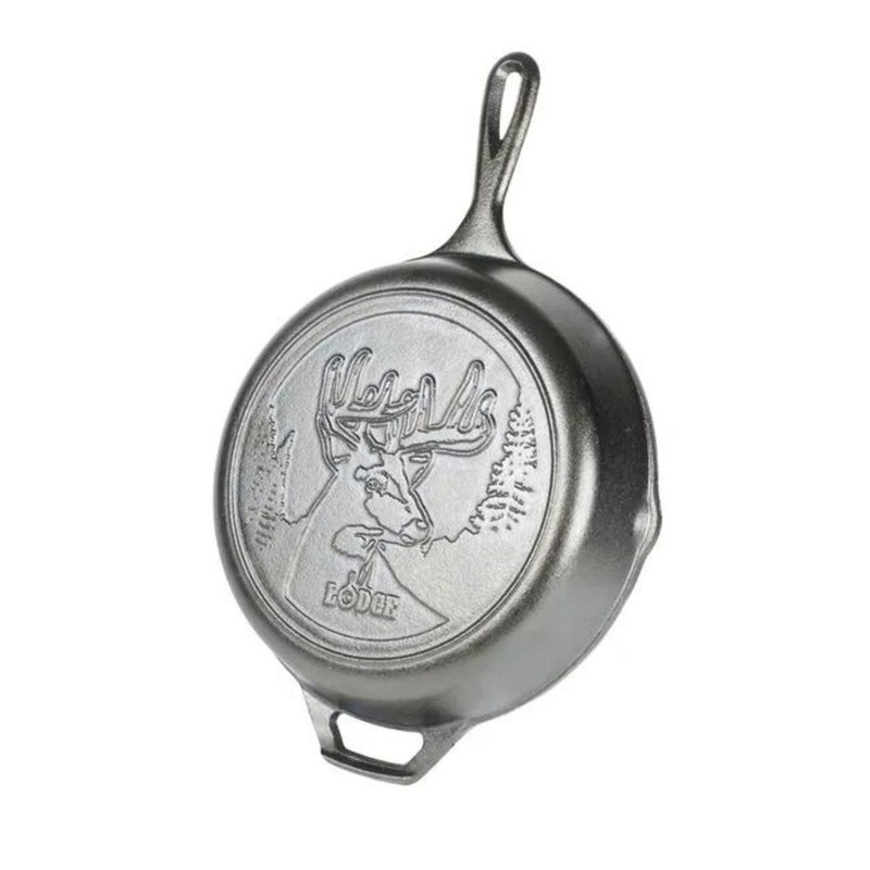 Lodge Cast Iron Wildlife Skillet Deer - 26cm x 5cm