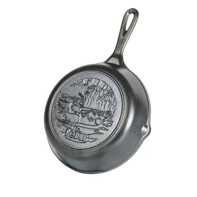 Lodge Cast Iron Wildlife Skillet Duck - 20cm x 5cm