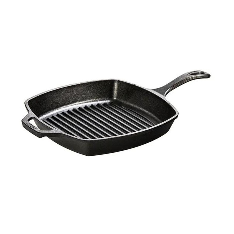 Lodge Cast Iron Wildlife Square Grill Pan Fish - 26cm