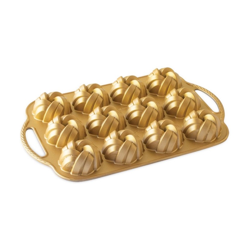 Nordic Ware 75th Anniversary Braided Mini Bundt Pan