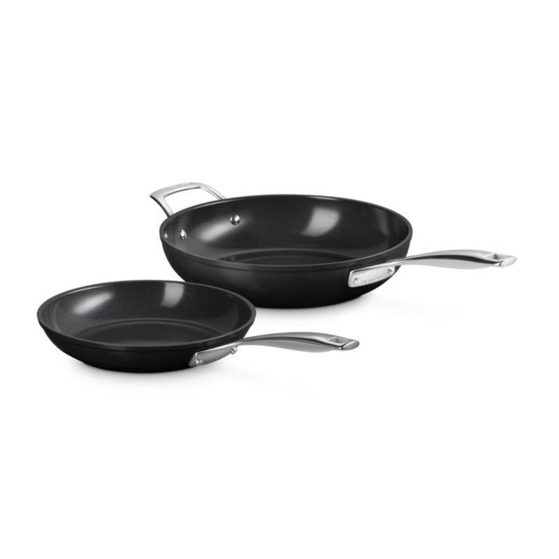 Le Creuset Essential Non-Stick Ceramic 2 Piece Frying Pan Set - 24/28cm