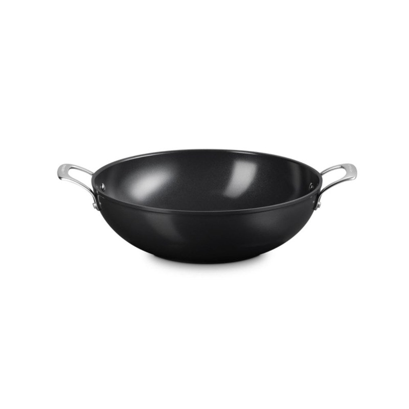 Le Creuset Essential Non-Stick Ceramic Wok with Handle - 32cm