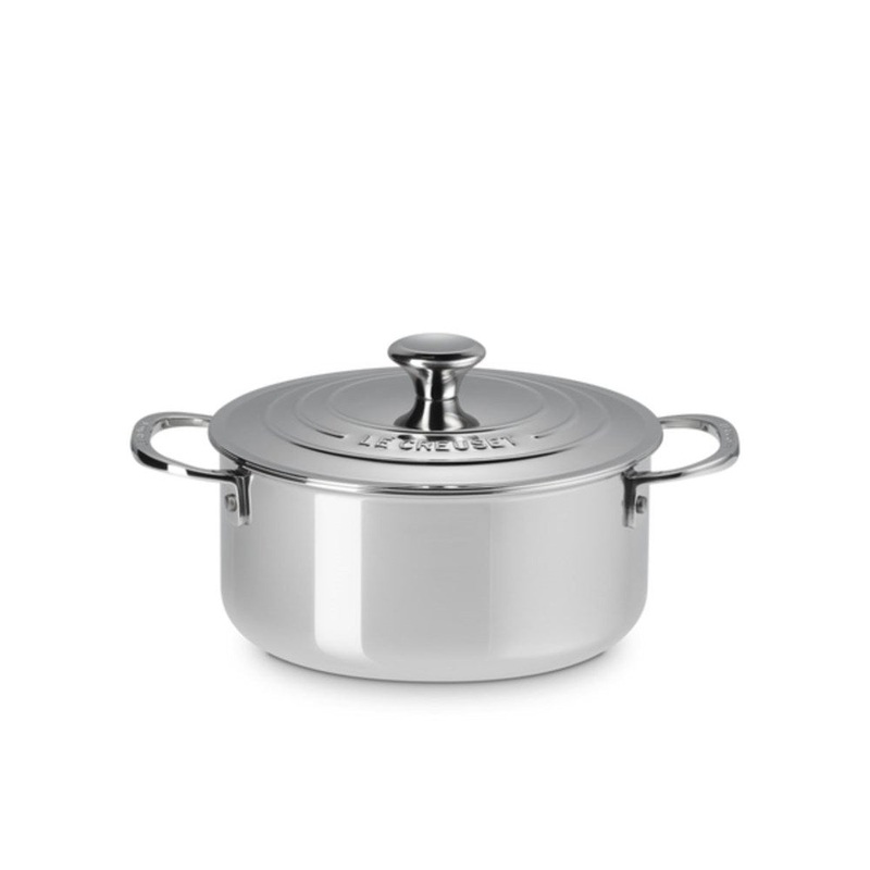 Le Creuset Signature 3 Ply Stainless Steel Shallow Casserole - 20cm