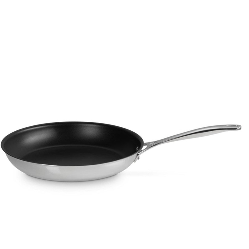 Le Creuset Signature 3 Ply Stainless Steel Shallow Non-Stick Fry Pan - 30cm