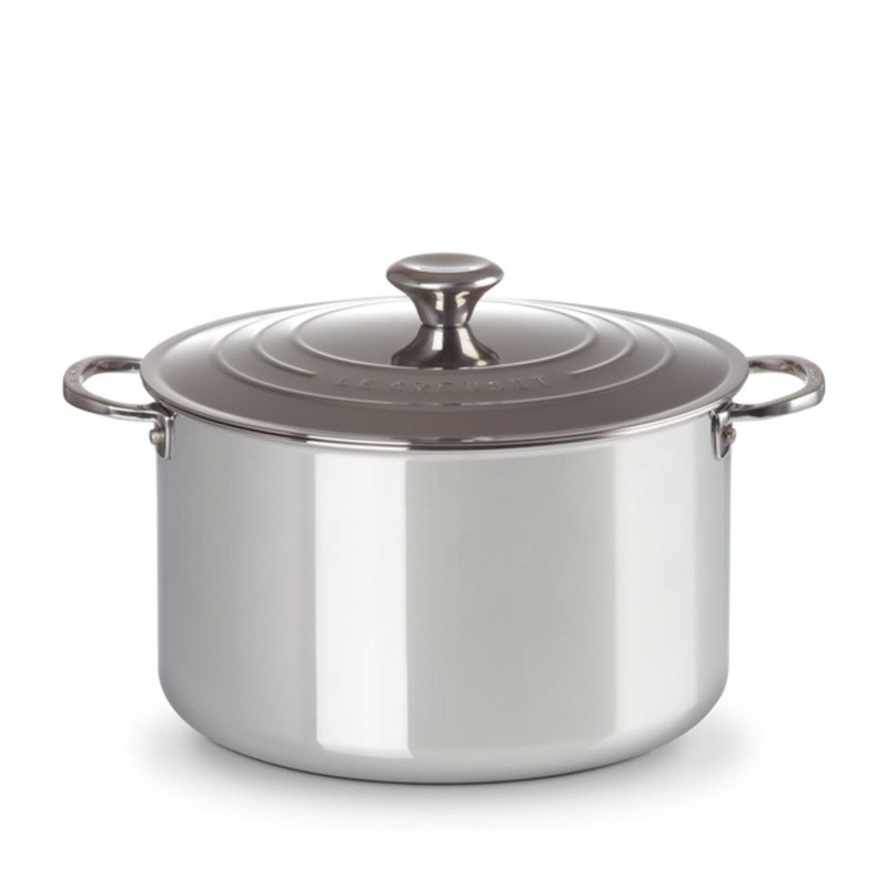 Le Creuset Signature 3 Ply Stainless Steel Stockpot - 28cm
