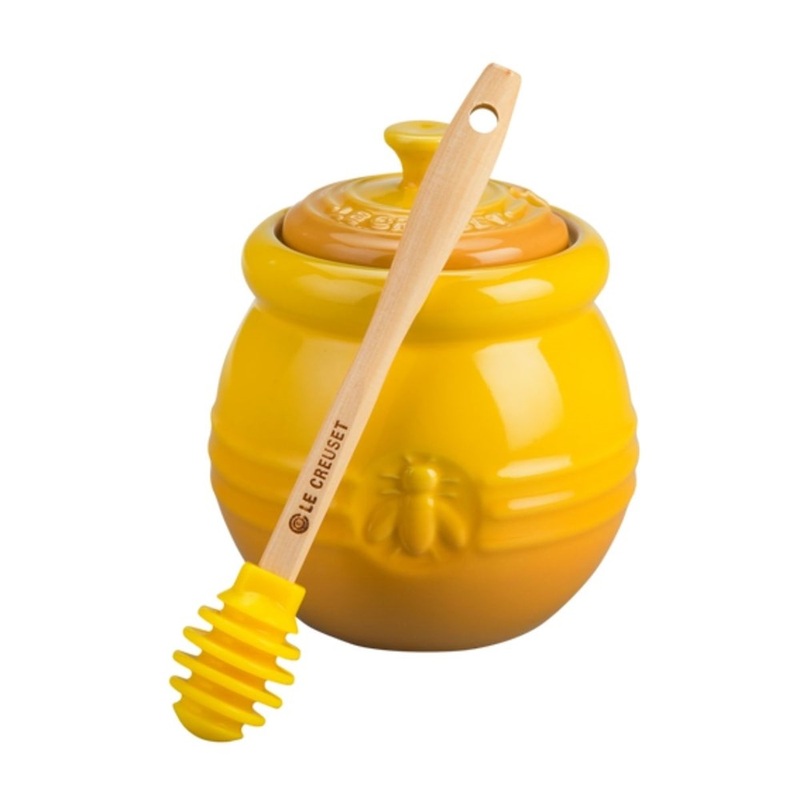 Le Creuset Stoneware Honey Pot with Dipper