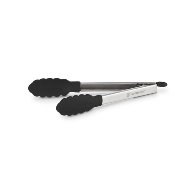 Le Creuset Tongs with Silicone Tip - 24cm - Matte Black