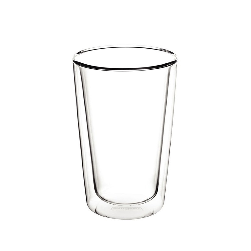 Tramontina Double Wall Latte Cup - 330ml - Set 2