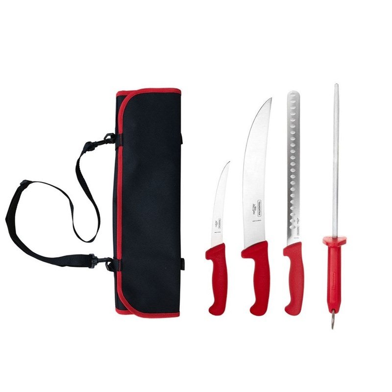 Tramontina Low & Slow Pouch (Knives and Pouch) 5 Piece Set