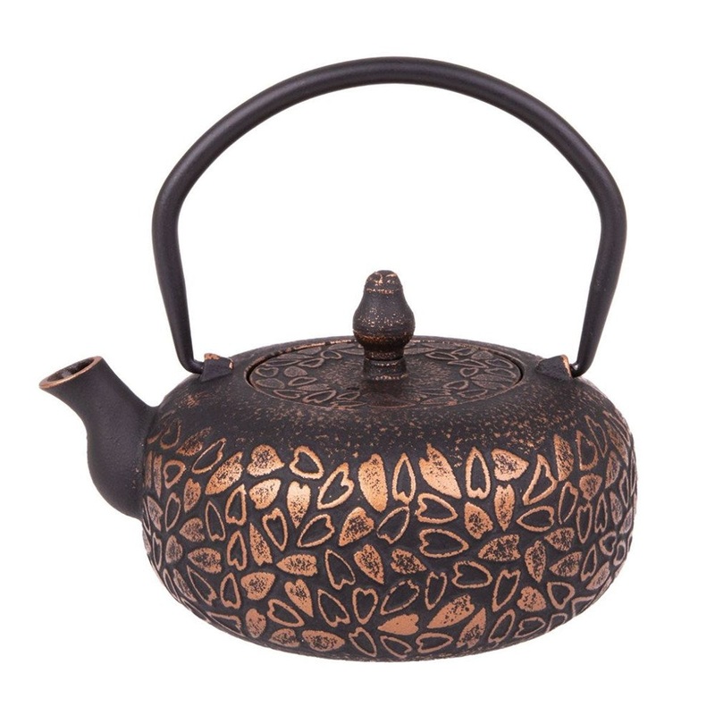 Teaology Cast Iron Hearts Teapot - 600ml