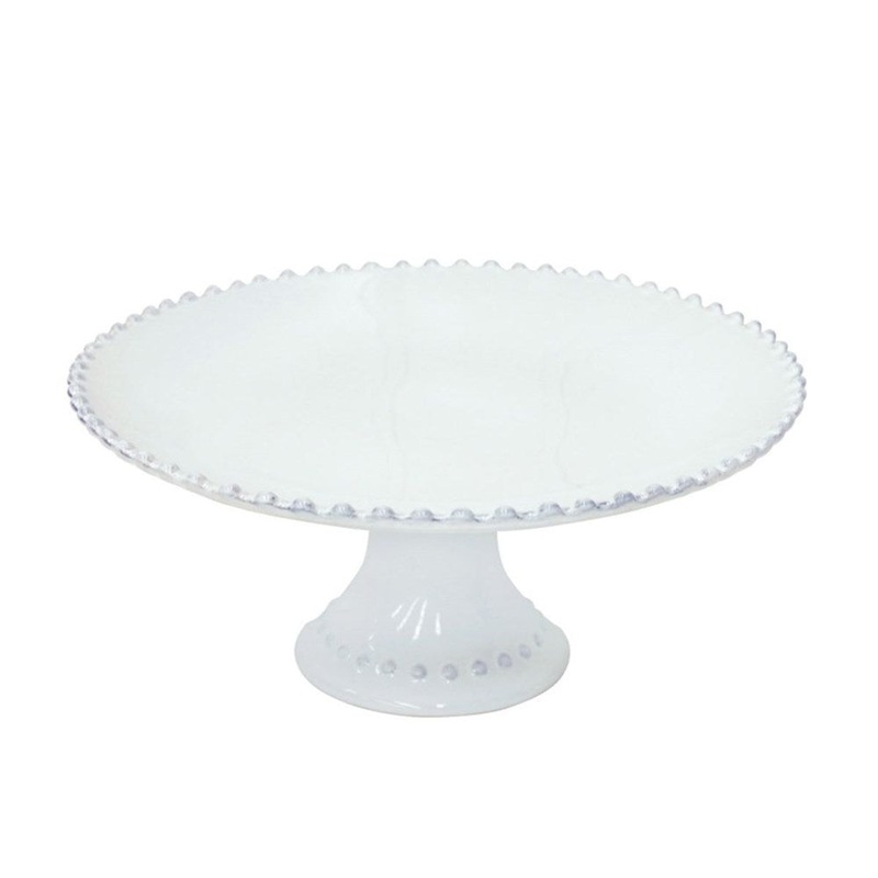 Costa Nova Pearl Cake Stand - White