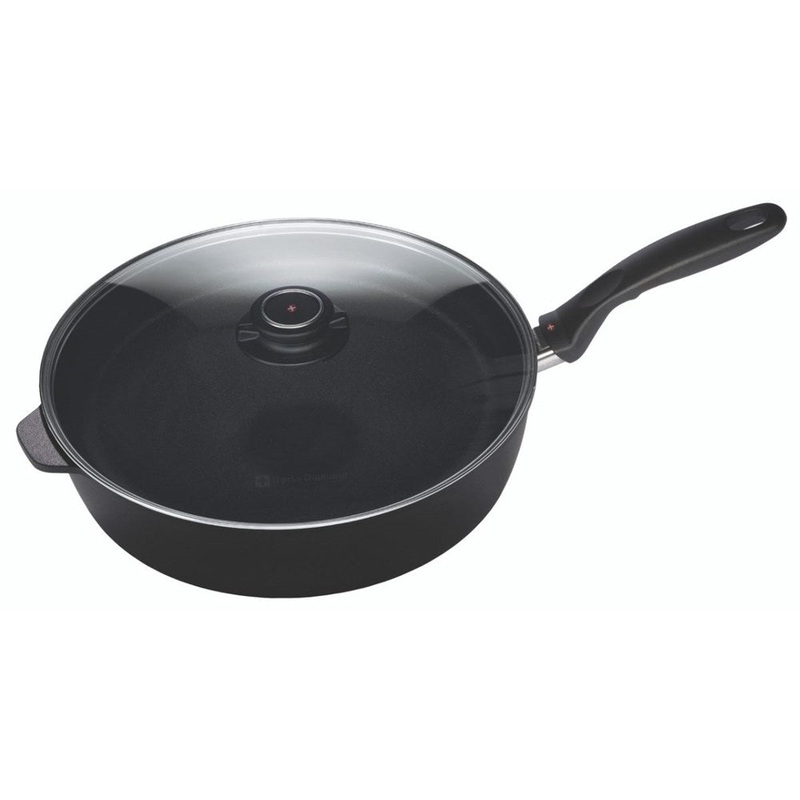 Swiss Diamond XD Non Stick Saute Pan with Glass Lid - 28cm