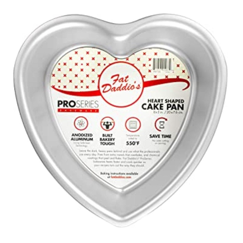 Fat Daddios Heart Pan - 8 x 3 inch