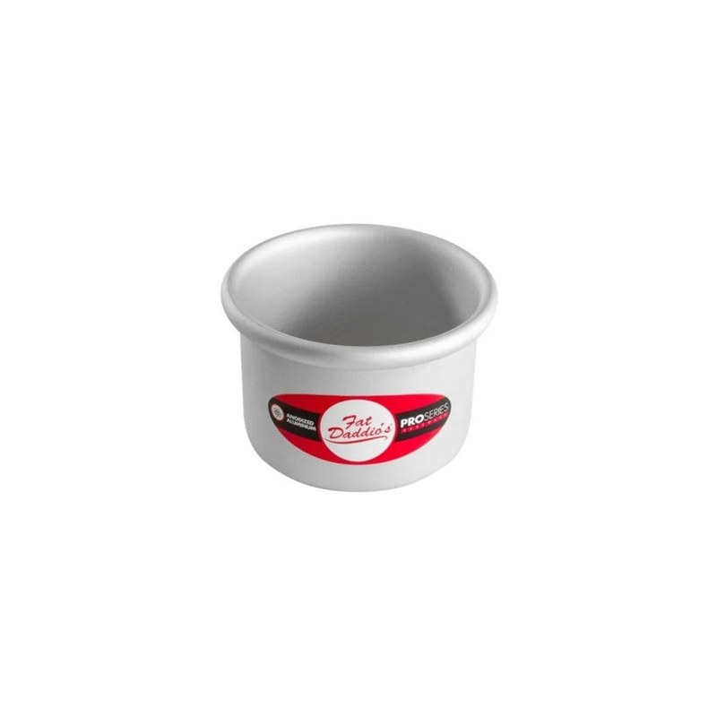 Fat Daddios Round Solid Bottom Cake Pan - 4 inch deep