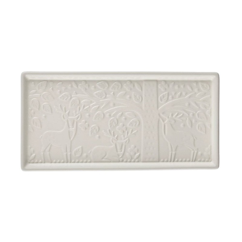 Mason Cash 'In The Forest' Medium Serving Platter Cream - 30cm x 15cm