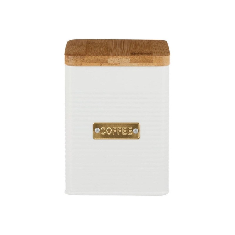 Typhoon Living Otto Square Coffee Storage, White - 1.6L