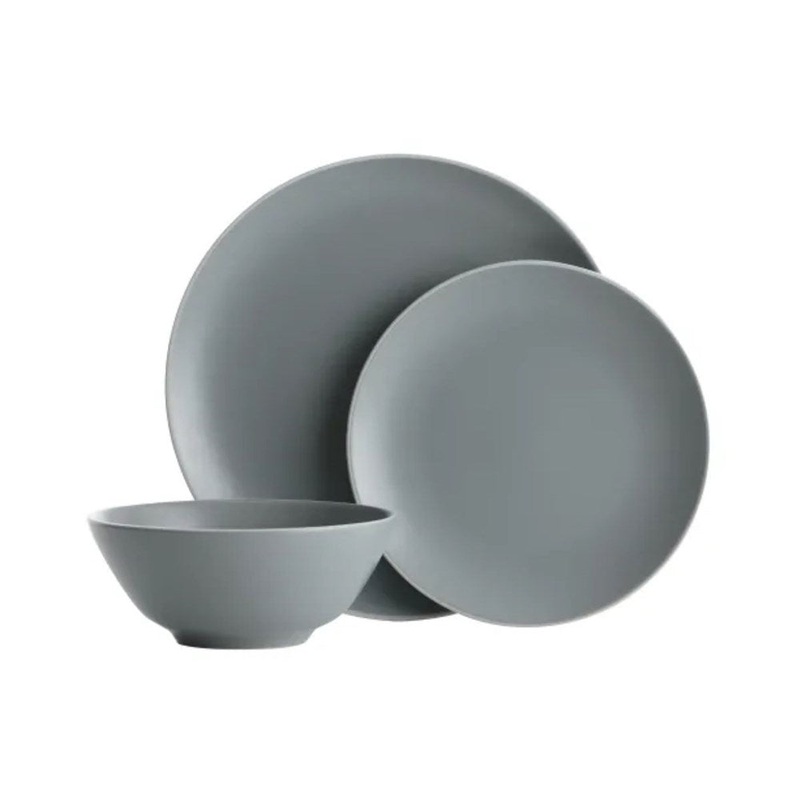 Mason Cash Classic Collection Grey Dinner Set - 12 Piece