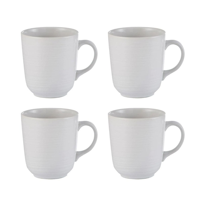 Mason Cash William Mason White Mugs - Set of 4