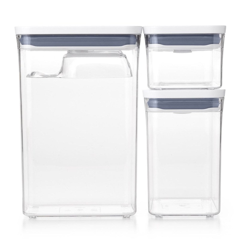 Oxo Good Grips Pop 2.0 Rectangle Set with Scoop - 3 Piece
