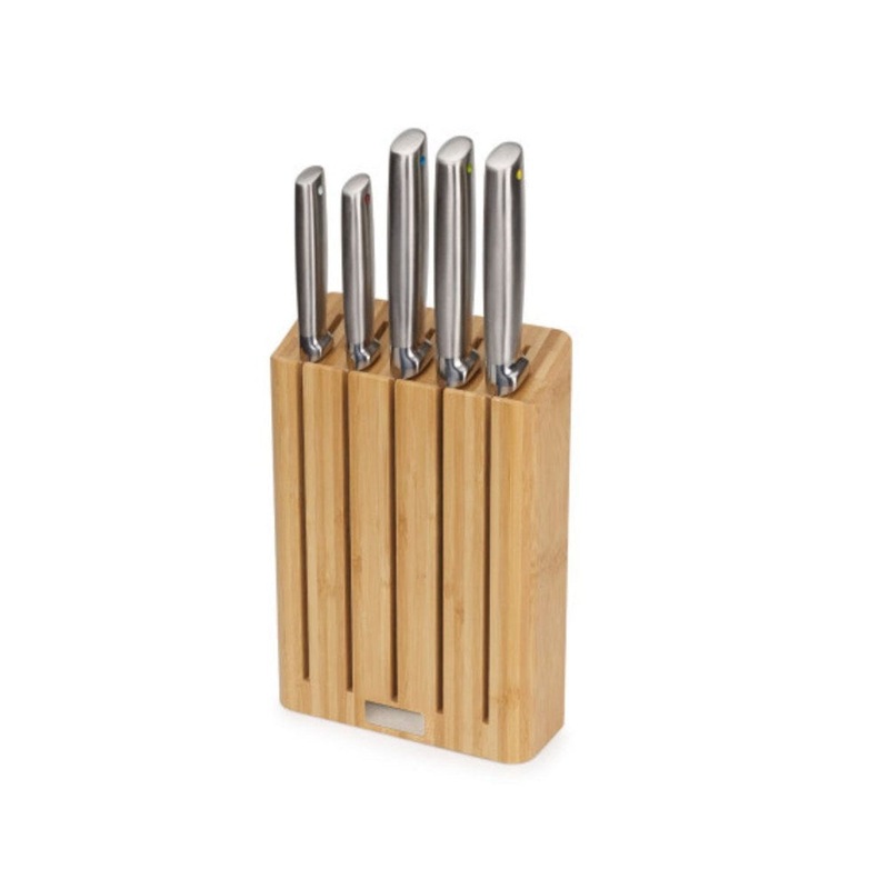 Joseph Joseph Elevate Steel Knives Bamboo 5 Piece Block