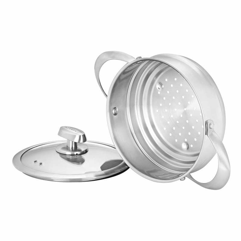 Scanpan Clad 5 Multi Steamer Insert with Lid - 16/18/20cm
