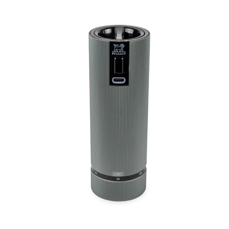 Peugeot Line Electric uSelect Pepper Mill - Carbon - 15cm
